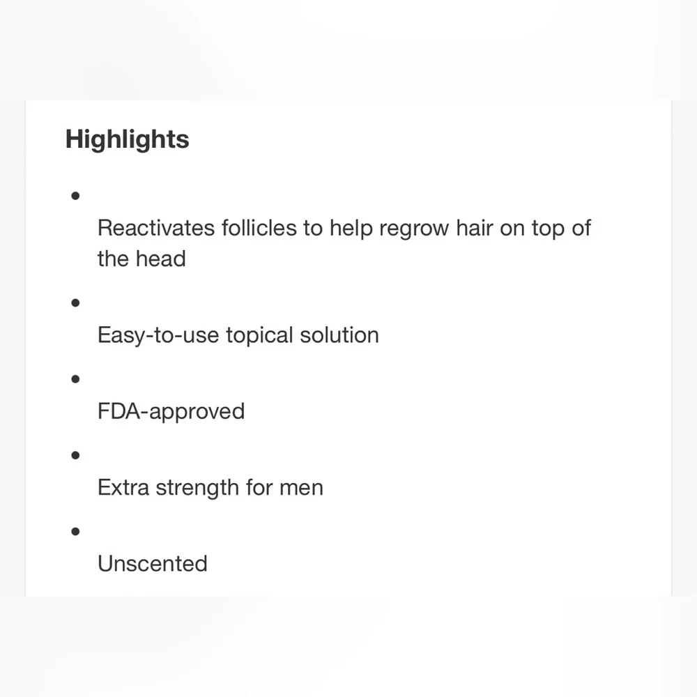 Hims |Minoxidil Topical Solution USP 5% Extra Strength For Men Shampoo Thick Fix